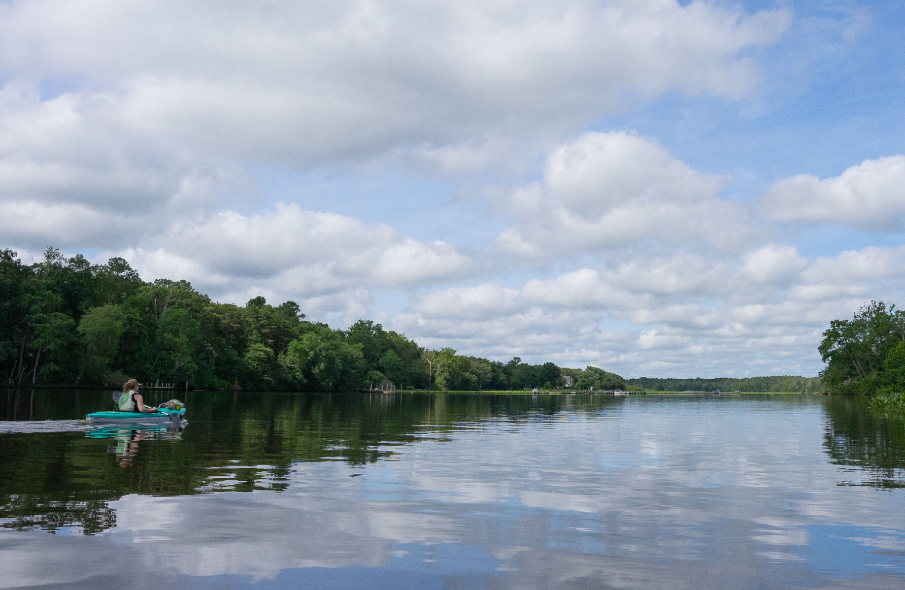 Kayaker on Nanticoke River
